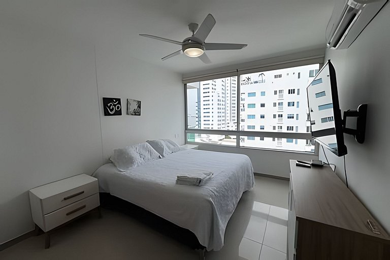 Apartamento en Cartagena frente al mar con piscina