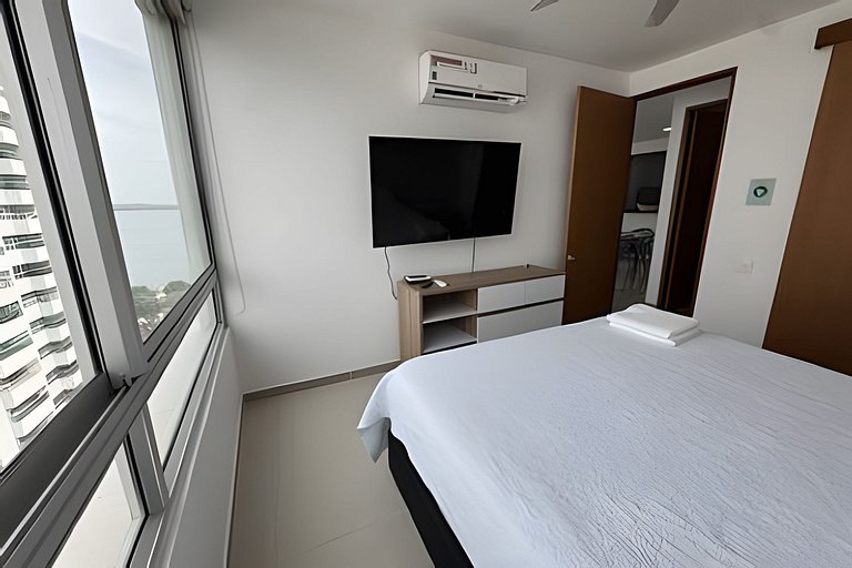 Apartamento en Cartagena frente al mar con piscina