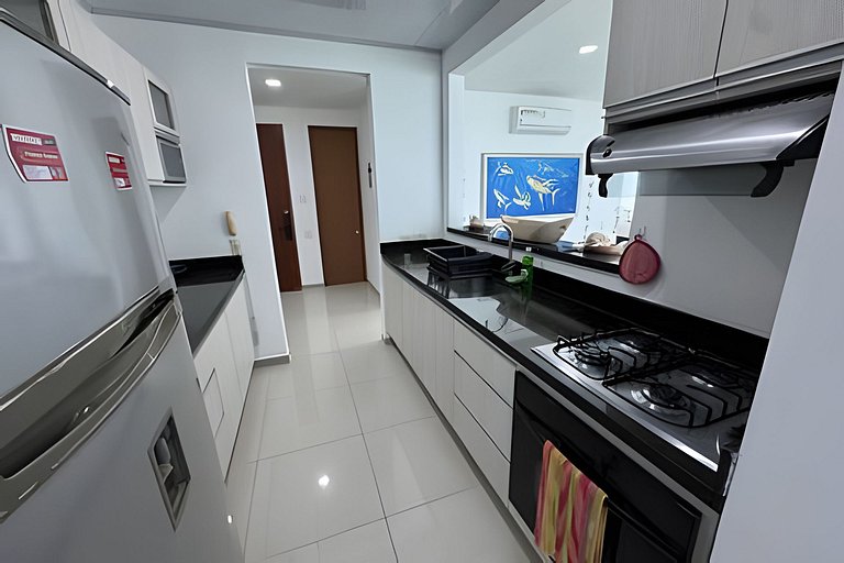 Apartamento en Cartagena frente al mar con piscina