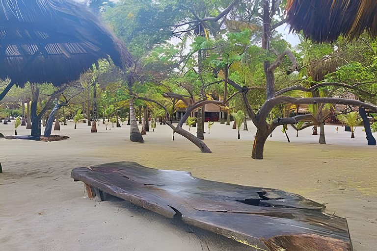 Villa independiente con playa privada en el Calao