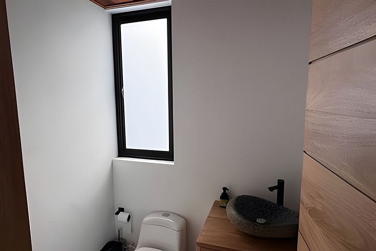 Villa frente a la represa vista a piedra del peñol